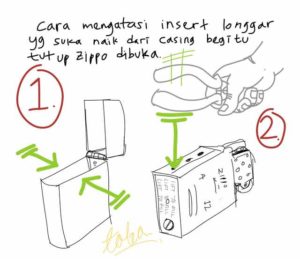 Insert Zippo yang Longgar